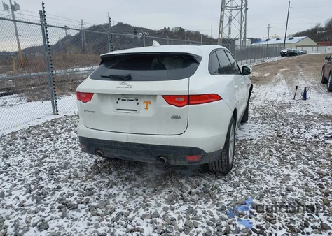 2018 Jaguar F-Pace 25T Premium из США, поврежденный, VIN SADCJ2FX8JA270264